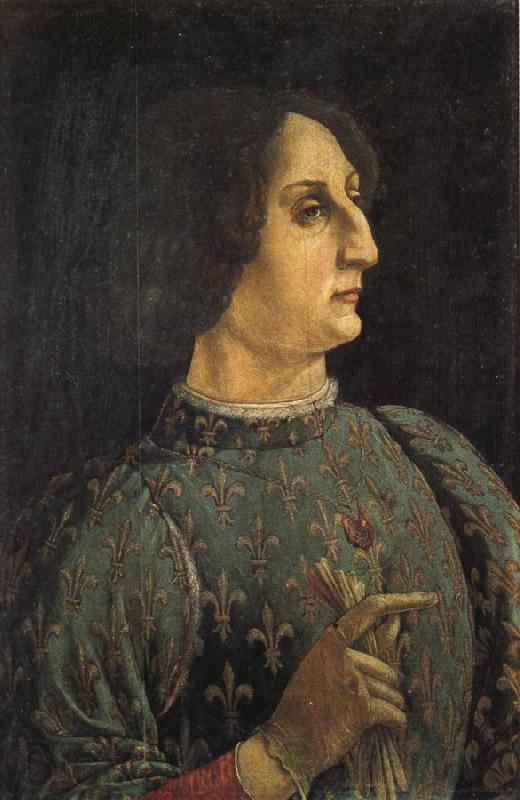 Piero pollaiolo Portrait of Galeazzo Maria Sforza Norge oil painting art